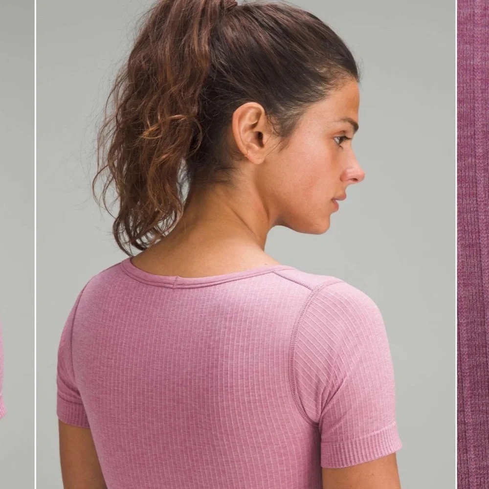 Lululemon Ebb to Street Short-Sleeve Shirt in Velvet Dust